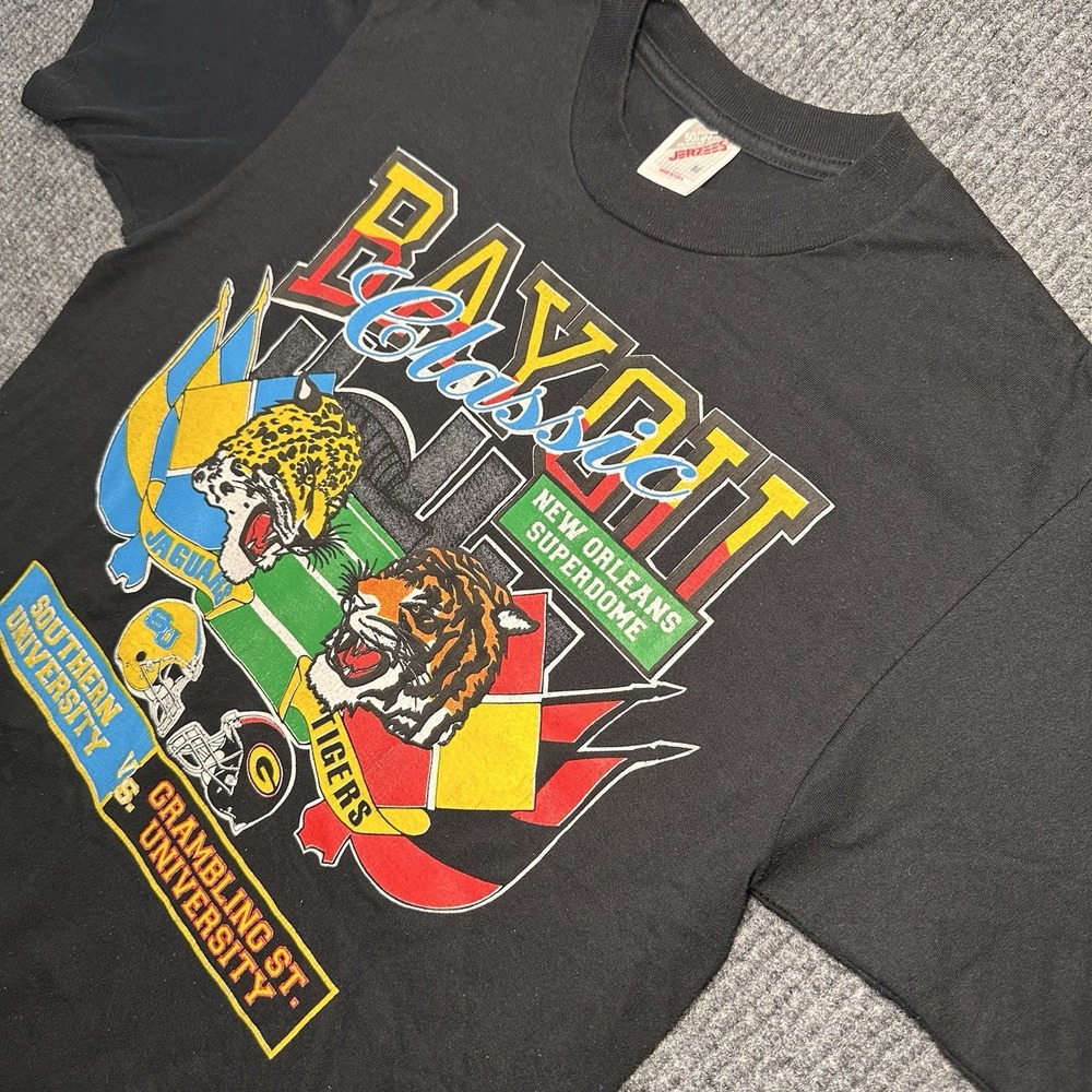 Vintage Bayou‎ Classic Jaguars VS Tigers T Shirt Adult M New Orleans Superdome